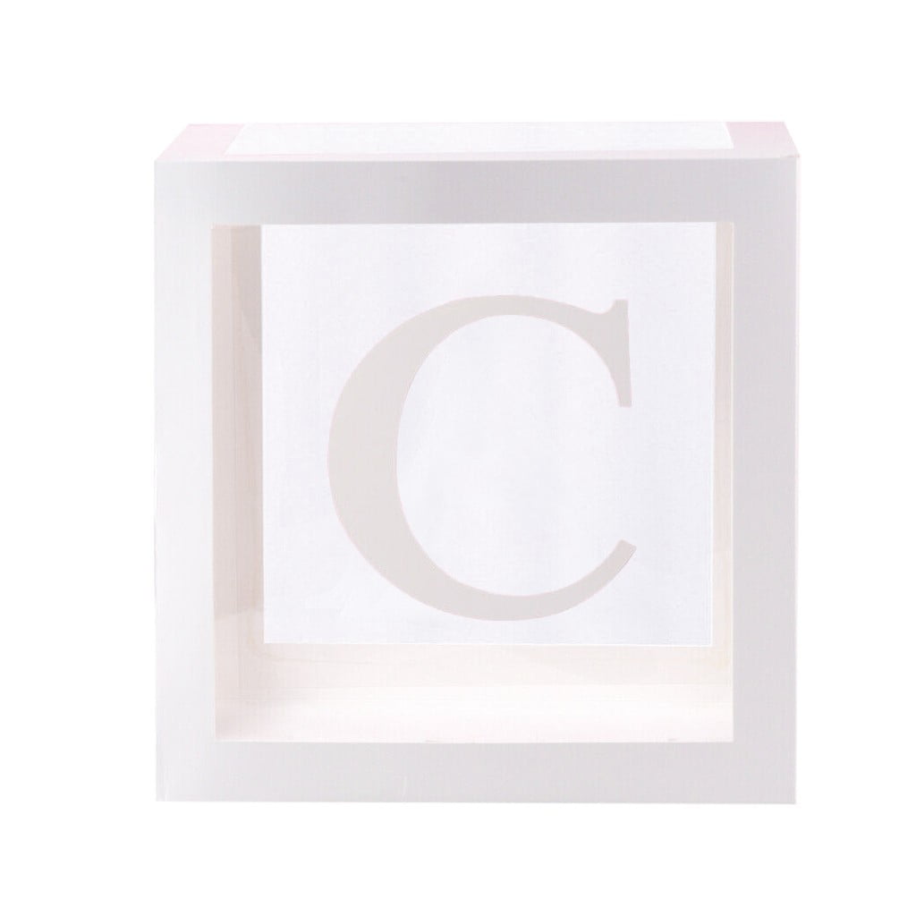 HMGZSTY Home Textiles,Household Items Letter A Z Transparent Gift