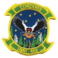 thumbnail image 1 of HMH-464 Condors (yellow) Patch – Sew On, 4.5", 1 of 1