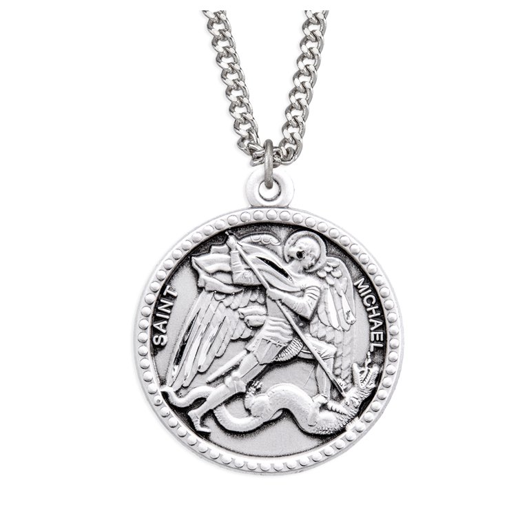 Sterling Silver 23mm Round Adult Locket Hand Engraved With A