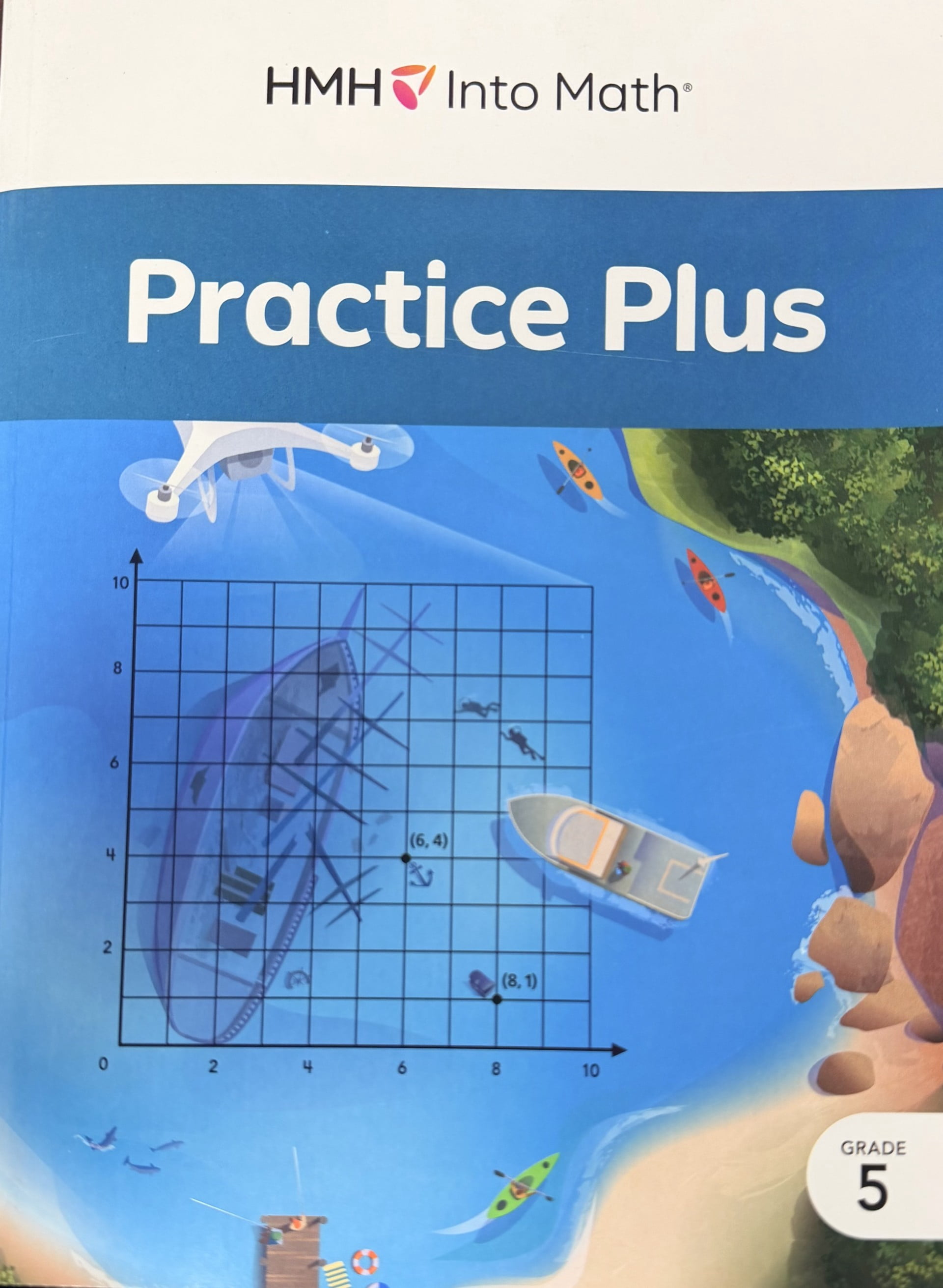 Practice Plus Header HMH Into Math, Practice Plus Grade 5, c. 2025, 9798202005619 - Walmart.com