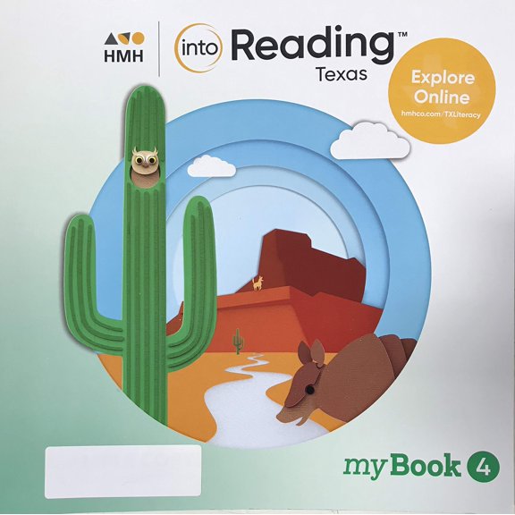 HMH into Reading, myBook 4 - Texas Edition 9781328503435 1328503437 - New