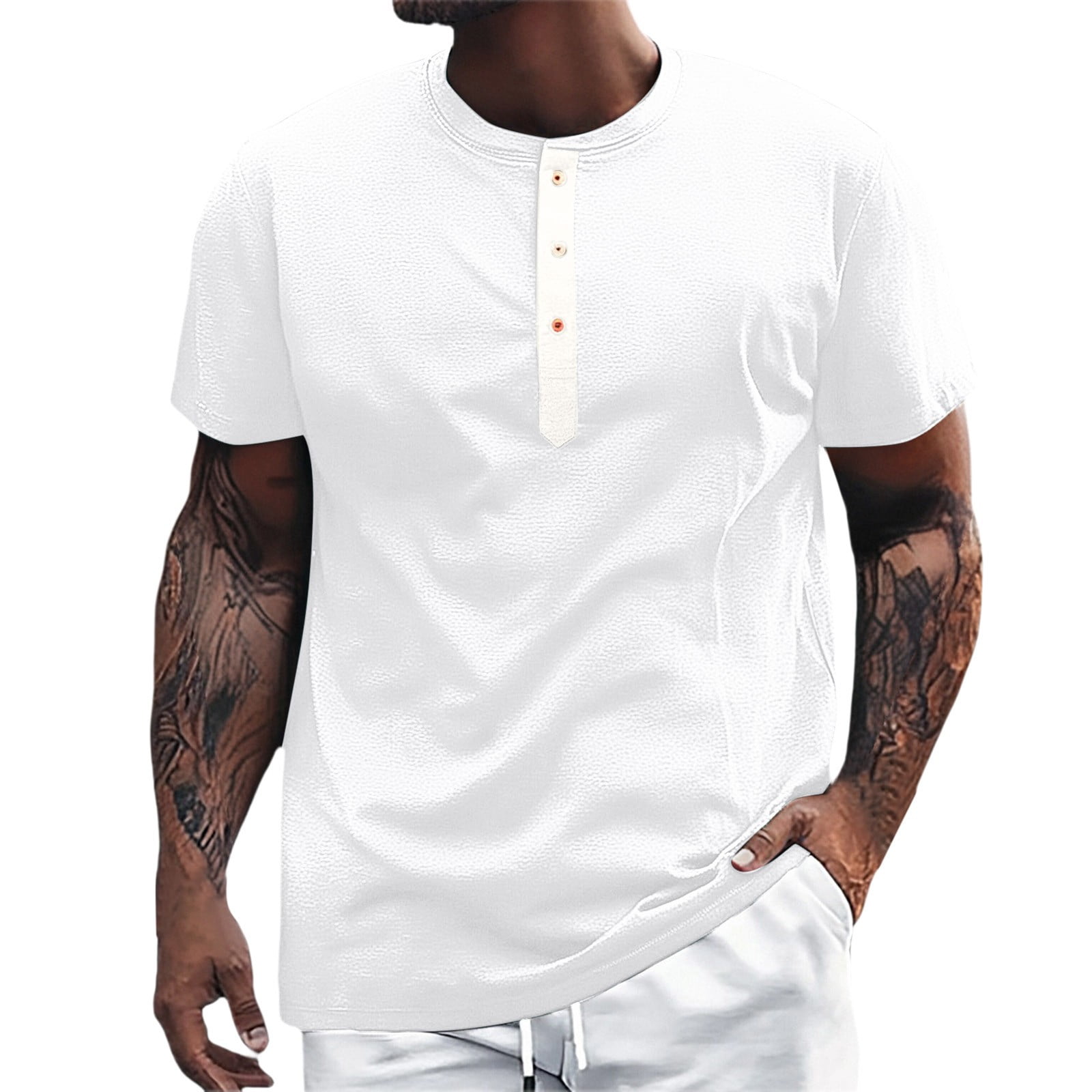 Men T-Shirts Summer Short Sleeve T-shirt Men American Style Loose Half Sleeve main image 1