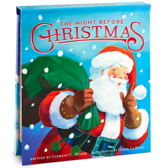 HMK Twas the Night Lighted Pop-Up Recordable Storybook, 8.5in x 10.13in, Multicolor, 14 Pages