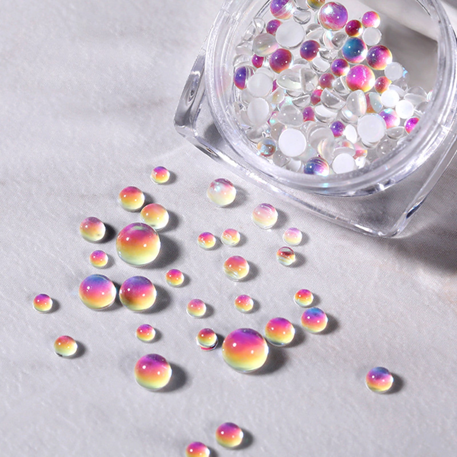 HML Crystal Rhinestones Candy Colorful Rhinestones Gemss Beads Flatback