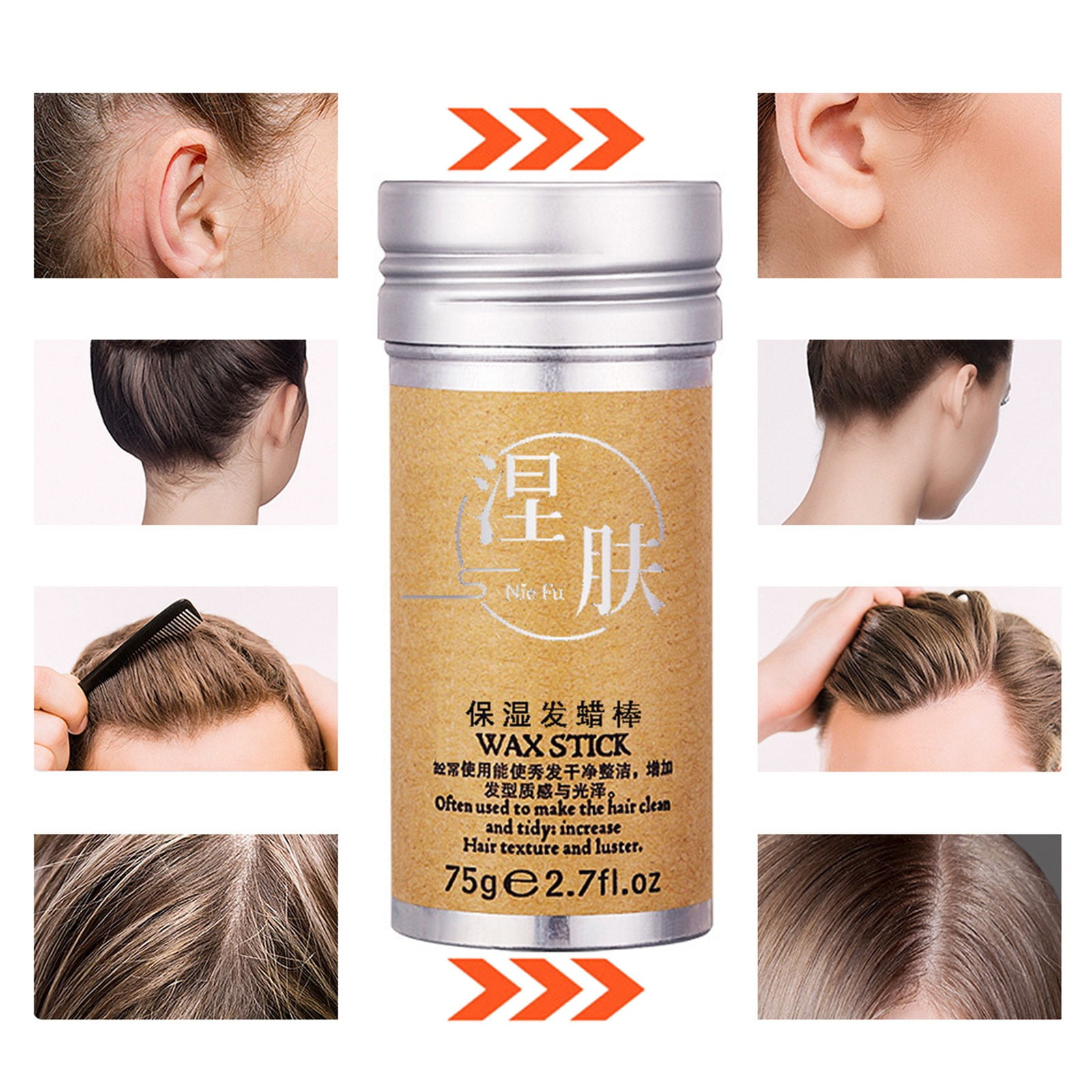 HML Wigs Pomade Stick Wax Stick Stick Stick Control Wax Hair Hair For