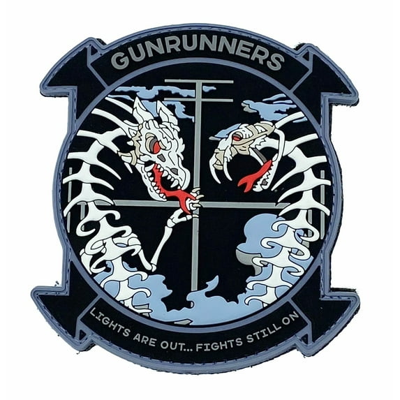 HMLA-269 Gunrunners Final PVC Patch – With Hook and Loop, 4.5