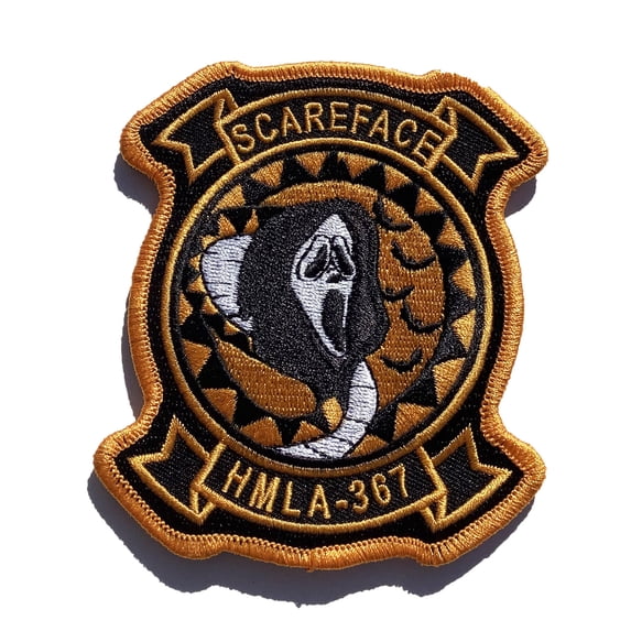 HMLA-367 Scarface Halloween Patch – Hook & Loop