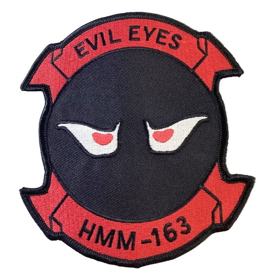HMM-163 Evil Eyes Patch – Sew On, 4"