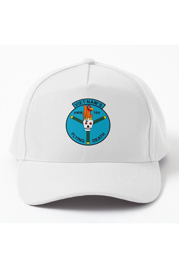 HMM 164 Baseball Cap, Numbered Military Unit Statement Graphic Design, Classic Hat