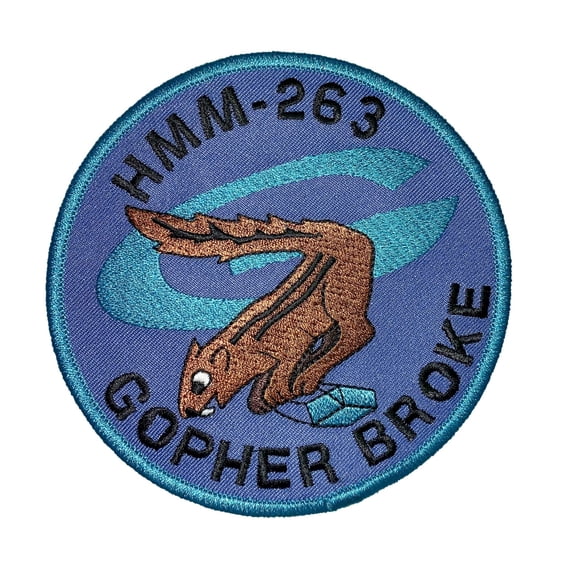 HMM-263 Gopher Broke Squadron Patch – Sew On