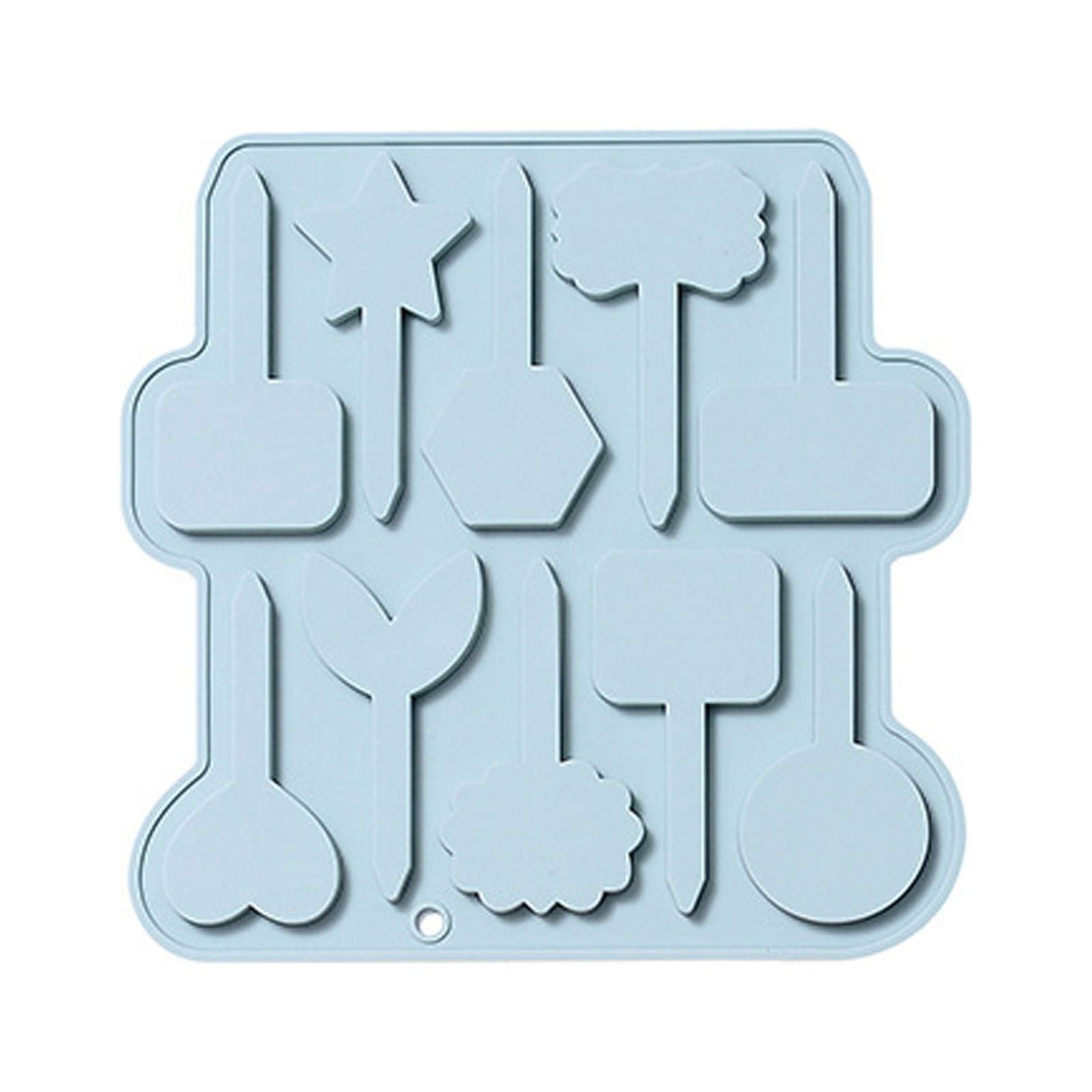 HMOONORY 10 Kinds of Pattern Cake Decoration Card Insert Mould Self ...