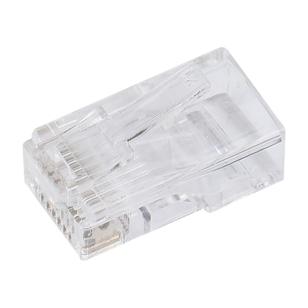 HMOONORY 10Pcs Cat5 Cat5E Network Connector Rj45 Metal Cable Modular
