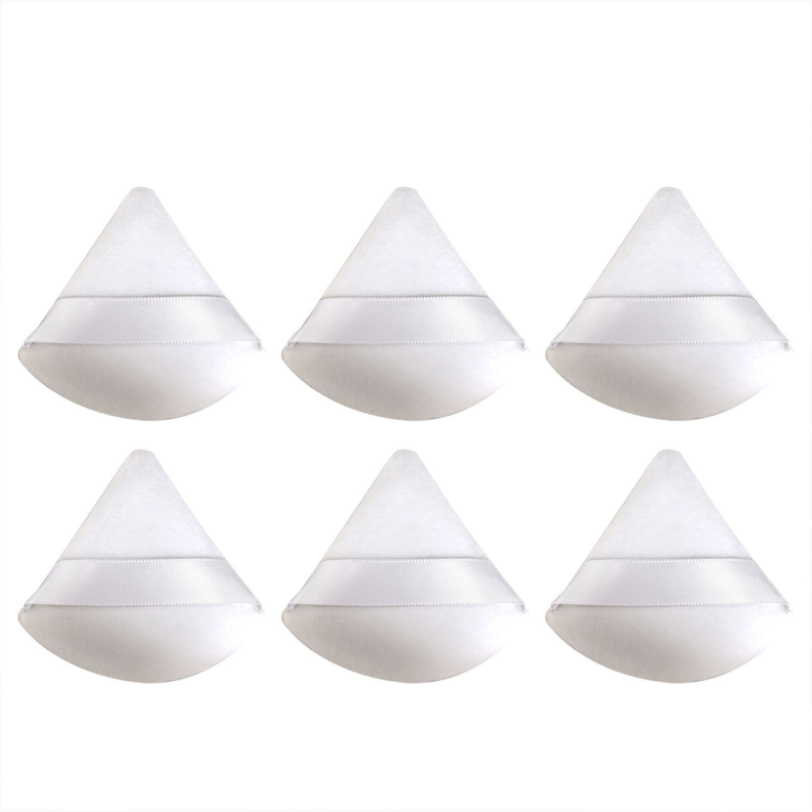 HMOONORY 6Pc Triangle Powder Puff Soft Powder Puffs for Face Powder