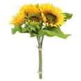 HMOONORY Artificial Flowers Sunflowers Bouquet of Flowers Wwedding