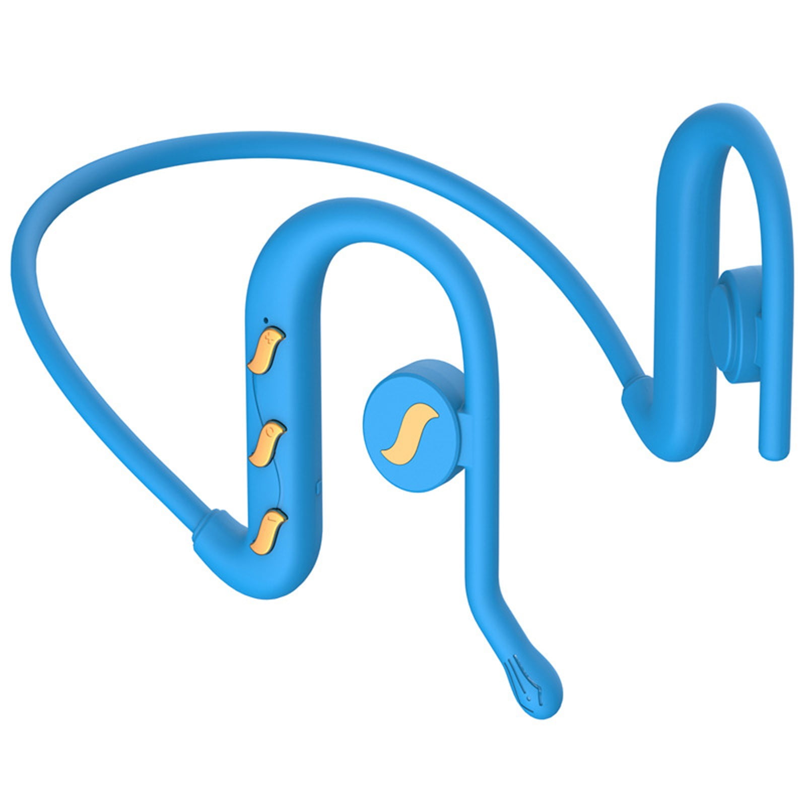 HMOONORY Bone Conduction Headphones Open Ear Headphones with Built In Microphones Sports