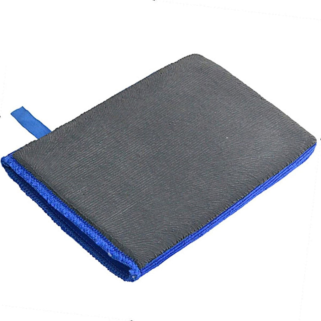 HMOONORY Car Wash Magic Clays Mitt Auto Care Cleaning Towel Microfiber Sponge Pad