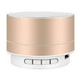 HMOONORY Crackle Bluetooth Audio Card Small Steel Mini Subwoofer