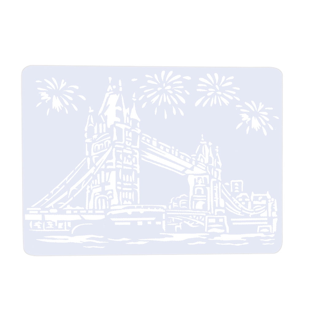 HMOONORY Craftly Painting Stencils Set for Stencil Diy Drawing Template