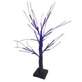 HMOONORY Halloween Decorations Lighted Black Tree With Orange And