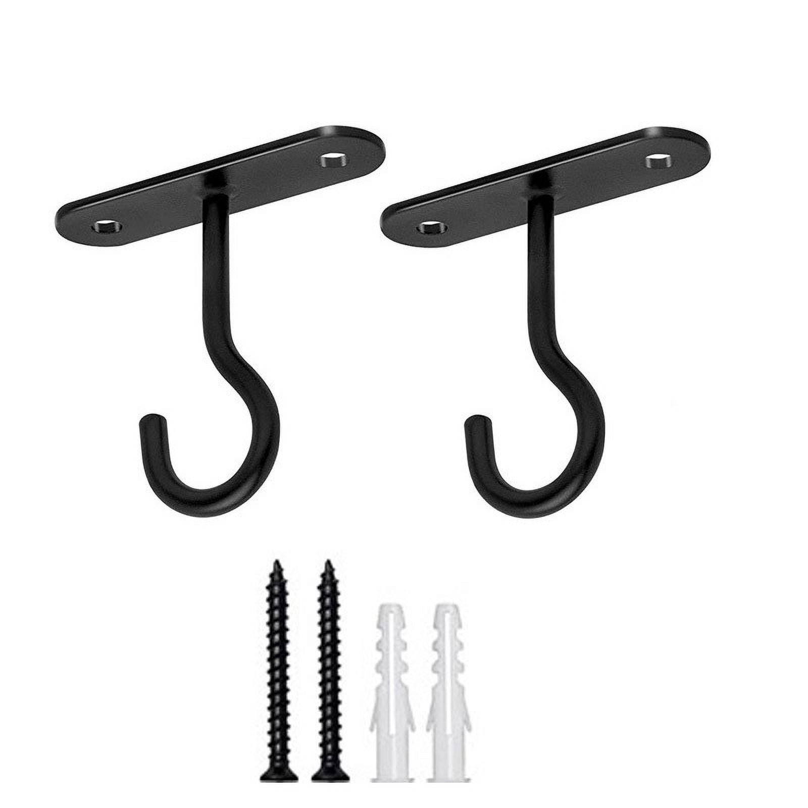 HMOONORY Hooks for Hanging 2 Packs Square Wall Mount Lamp Hanger Indoor