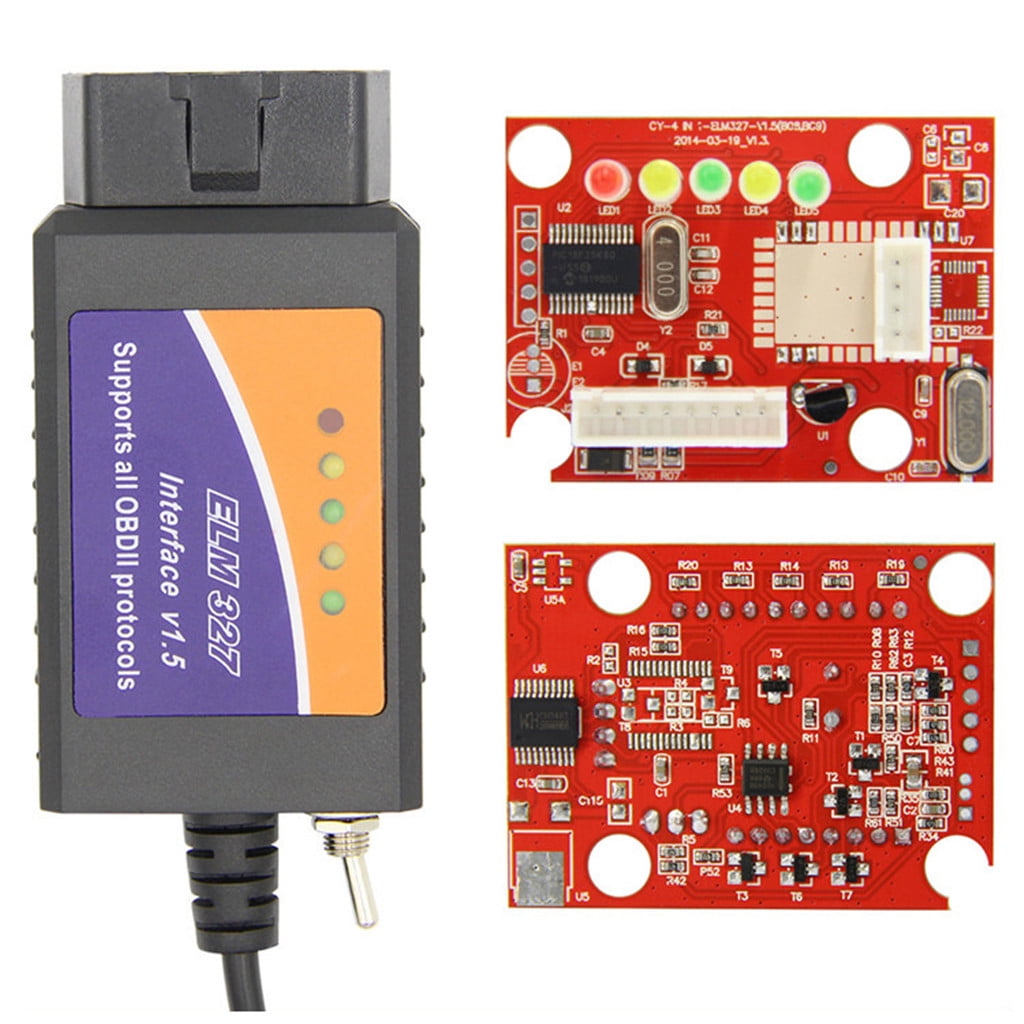 Scan Ford Code HMOONORY Pic 18F25K80 V1.5 Elm327 with Switch Code Reader Obd2 Scanner ...