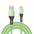HMOONORY Type C Liquid Silicone Smartphone Charging Data Cable 3a Smart