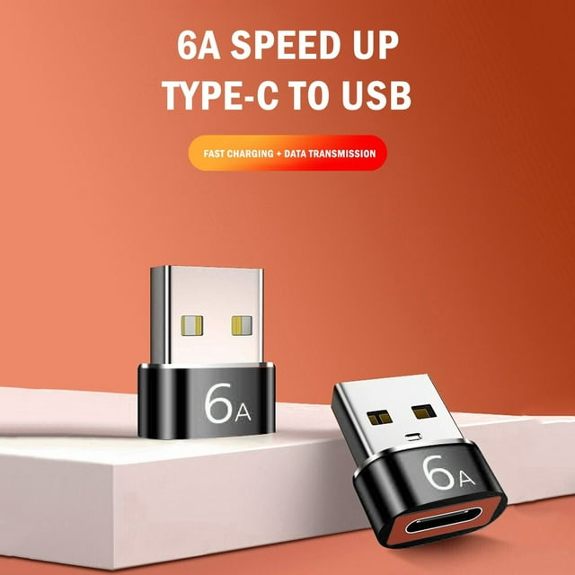 HMPEAIIY 2PC Type C To USB3.0 Female To Male Charger PD Data Able