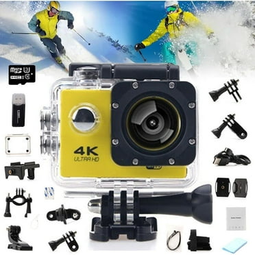 HMPEAIIY 4K Sport Camera 4K WiFi Diving Sports Camera DV Outdoor Underwater Camera for Kids 8-12 Camera Kids Girl Camera