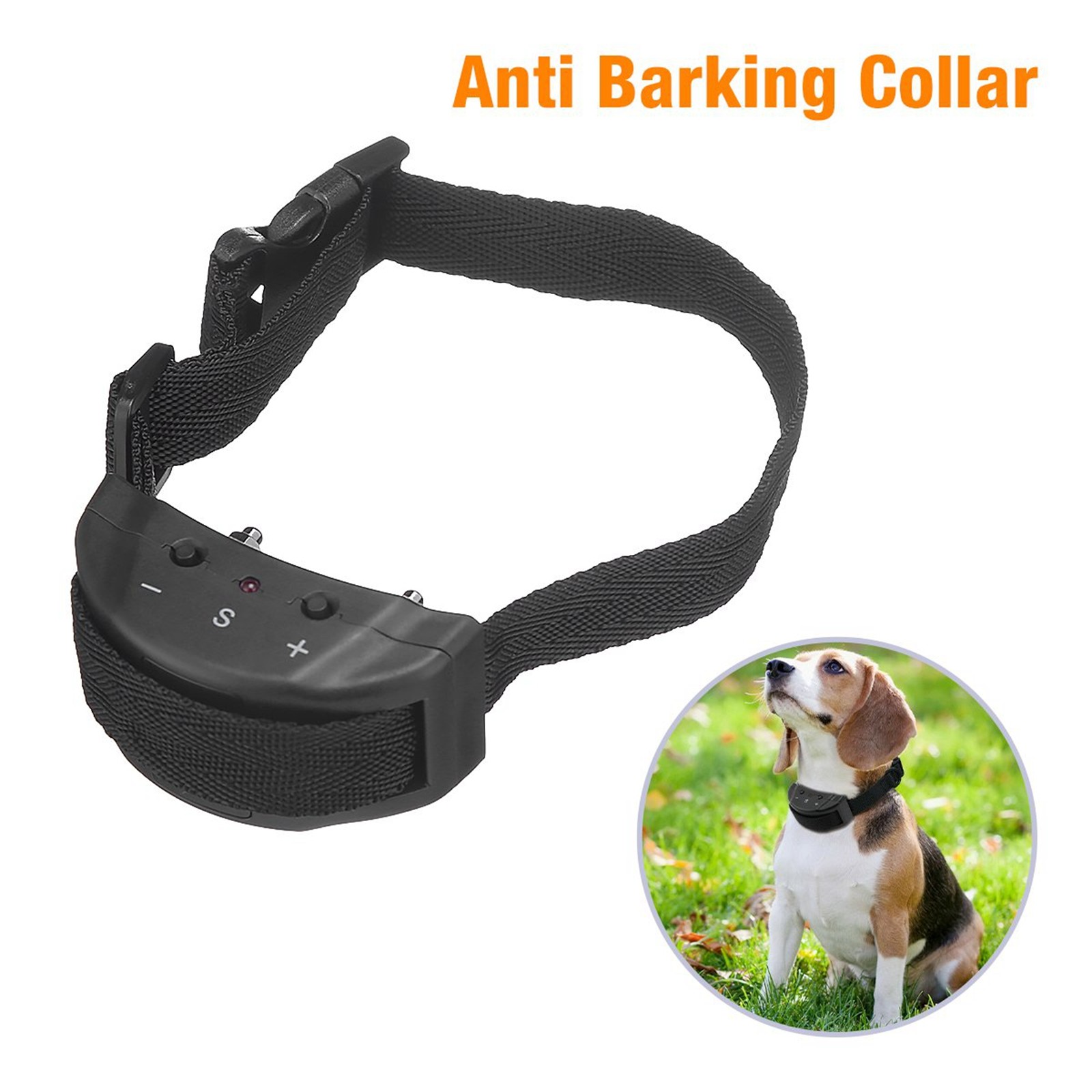HMPEAIIY Auto Collar No Barking Dog Collar Trainer Stop Barking Pet Dog