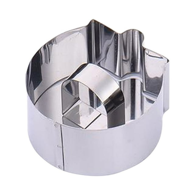 HMPEAIIY Baking Tools Stainless Steel Cake With Push Plate Cutting Tool 9x3 Cake Pan round