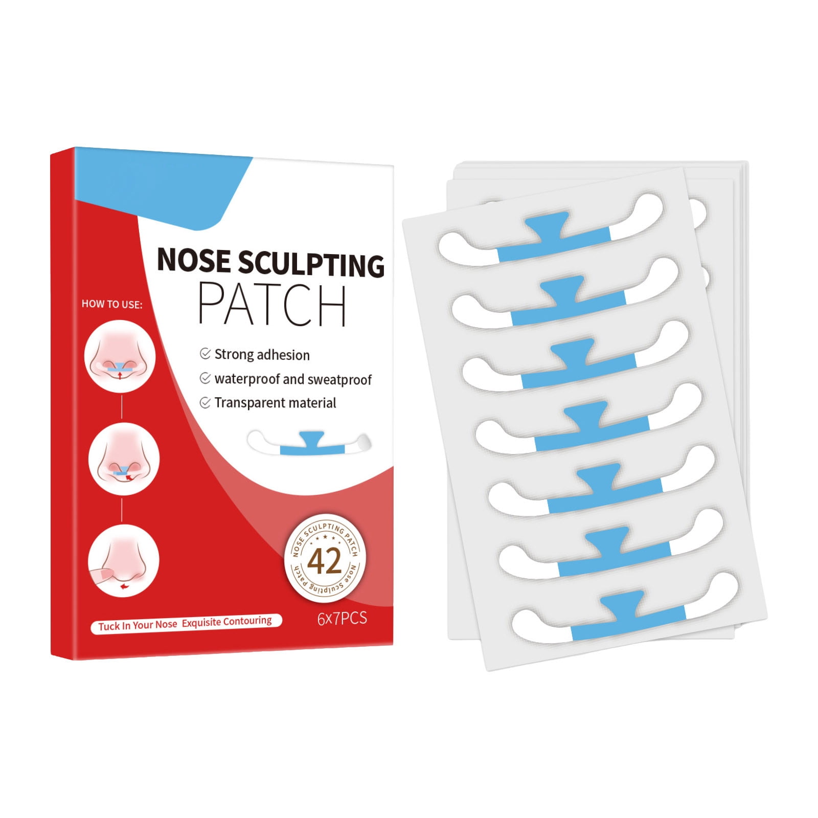 Masque De Sommeil + 72 Bandeaux Nasaux Extra Force - Réduction Ronflement - Confort Respiratoire - Voyage