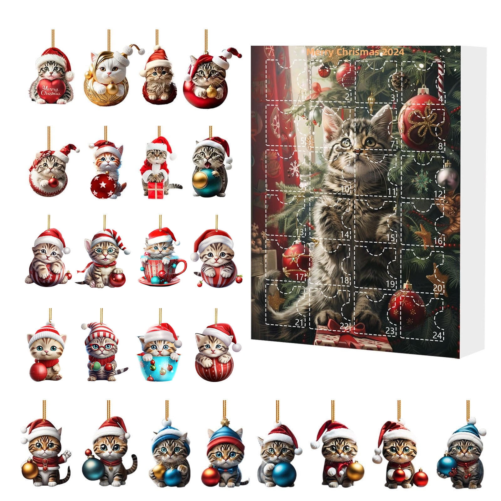 HMPEAIIY Christmas Calendar Countdown Chocolate for Kids Stopwatch