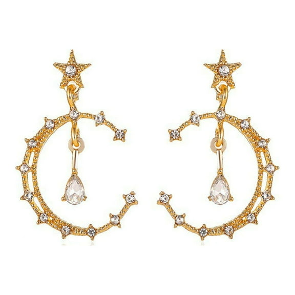 HMPEAIIY Dangle Earrings Long Clip on Earrings for Women 2mm Pearl Stud Earrings Puff Earrings for Women 20s Earrings for Women Shovel Earrings Mini Heart Earrings Constellation Earrings for