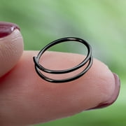 HMPEAIIY Face Nose Piercing Stud Titanium Nose Piercing 18g Nose Rings L Shaped 22g Nose Rings Nose Bones 20 Gauge Stud Nose Rings Stainless Steel Nose Ring Cute Nose Piercings Ring Nose