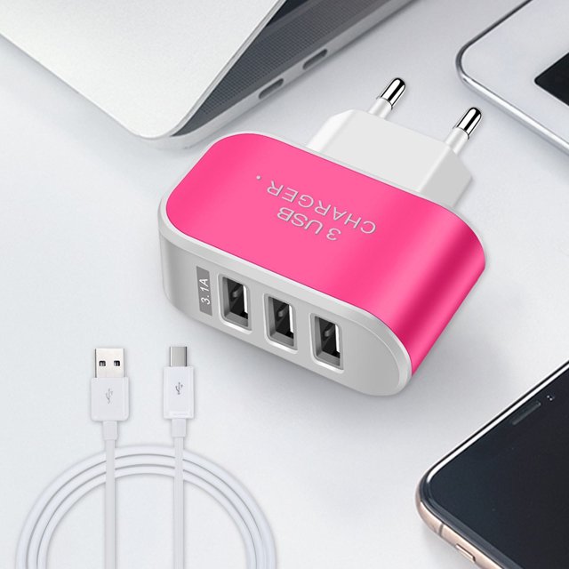 HMPEAIIY Fuel Charger Big Wall Watch Wall Plugs for Phones Power Port