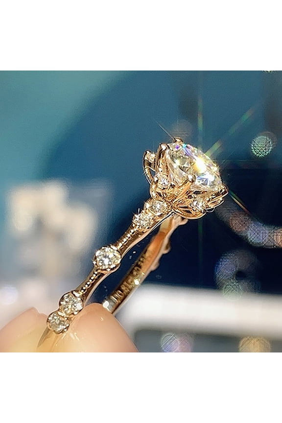 Highs And Lows Friendship Ring Rings for Women Rose Ring Hand Moving Ring Set Bride Rings Size 4 Ring Ring for Wedding Daughter Highs And Lows Ring Ups And Downs Ring for Women up And down