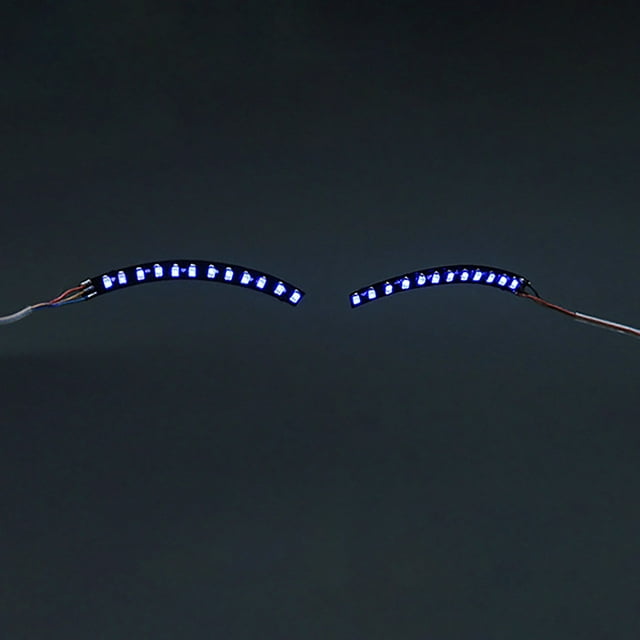 HMPEAIIY LED Eyelashes Unisex Luminous Eyelid Tape,Eyelid False