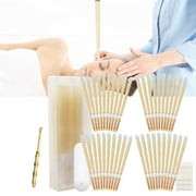 HMPEAIIY Natural Ear Candles Wax Removal Ear Wax Candles For Ear Candling Wax Removal Ear Candling Candles For Ear Cleaning Ear Wax Candling Ear Wax Removal Ear Pick Earwax Removal Ear Plugs