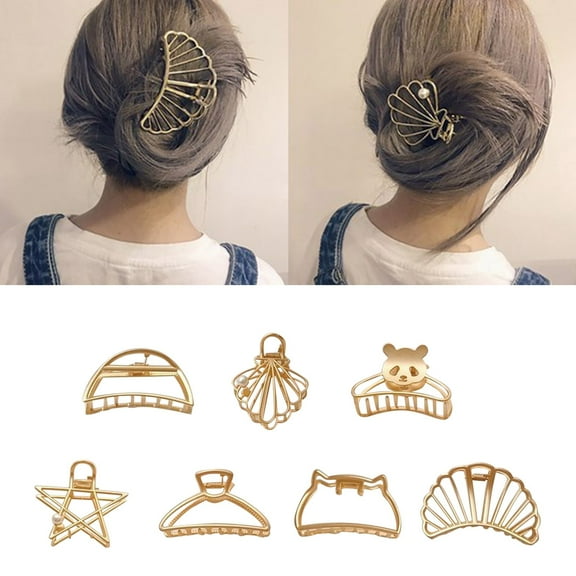 HMPEAIIY Pearl Hair Clip Day of The Hair Clips Clips for Your Hair Metal Hair Clip Clip Neutral Colors Mens Hair Clip Pin Curl Clips for Hair Hair Clips Extra Large Hair Curl Clips Big Hair Clips for