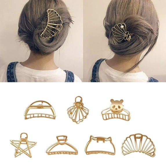 HMPEAIIY Pearl Hair Clip Day of The Hair Clips Clips for Your Hair Metal Hair Clip Clip Neutral Colors Mens Hair Clip Pin Curl Clips for Hair Hair Clips Extra Large Hair Curl Clips Big Hair Clips for