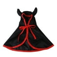 HMPEAIIY Pet Clothes for Cats for A Girl Pet Cape Cow Horn Shape Dog