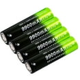 HMPEAIIY Triple Aaa Lithium Batteries Rechargeable D Cell Rechargeable