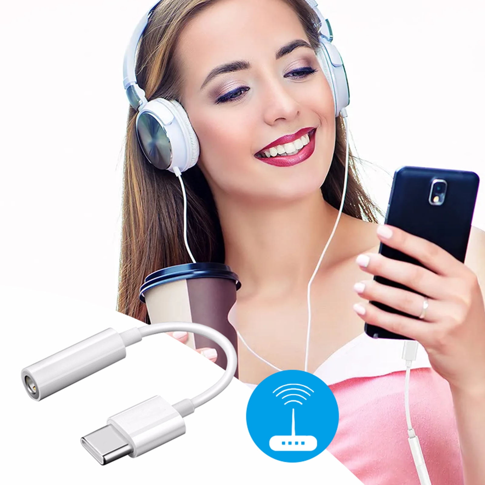 HMPEAIIY Usb C To 3.5mm Headphone Jack Adapter Usbc To Aux Audio ...