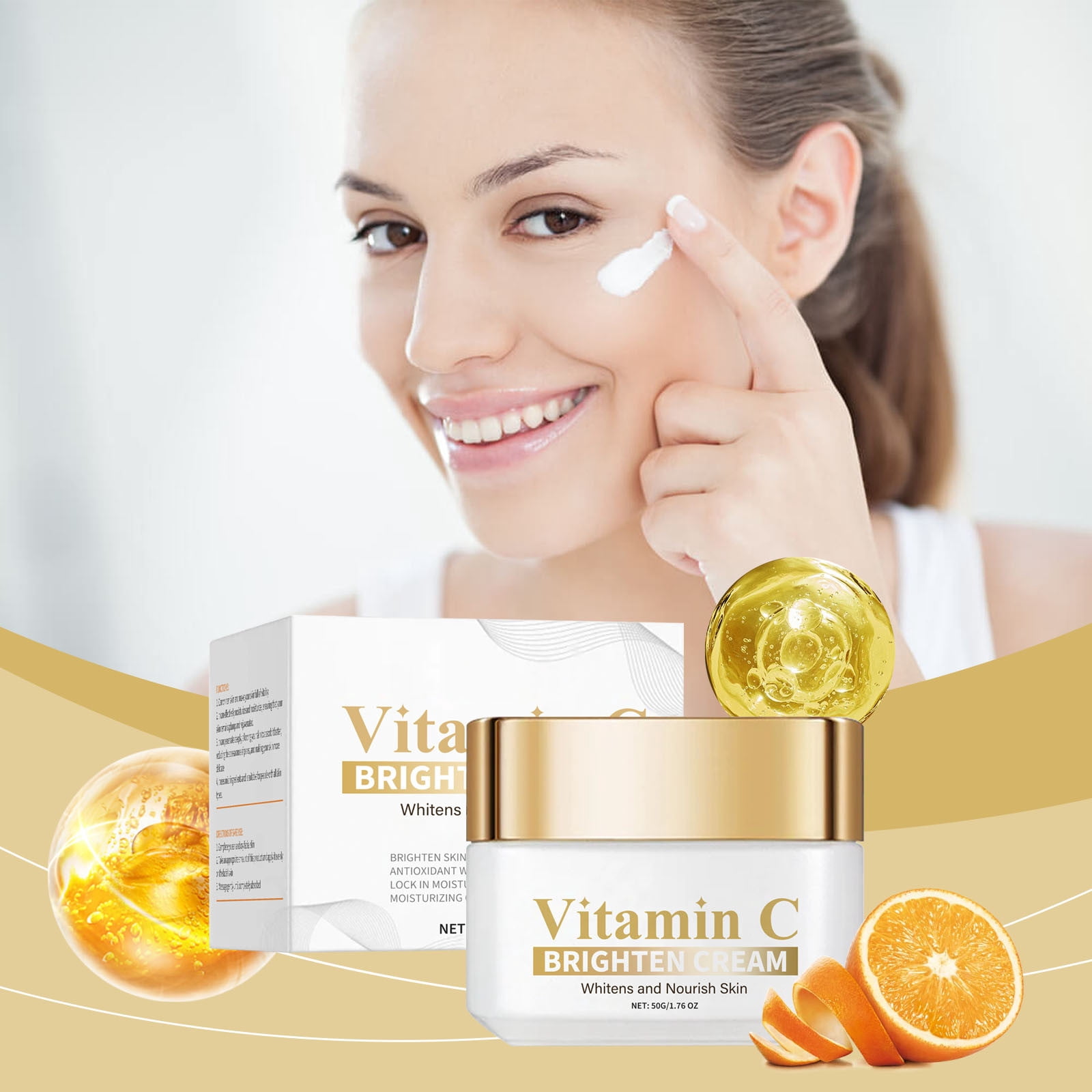 HMPEAIIY Vitamin C Frost Deep And Lightens Oxidant And Moisturizing Suitable For All Skin Types 1pc 4250n Toner Face Firmer Stretch Some Face Lotion Face for Hyper Clear Line Filler for Face Facial