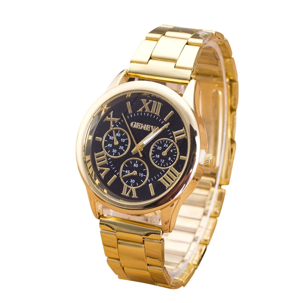 HMPEAIIY Watch with Interchangeable Bands Leather Strap Watch Light
