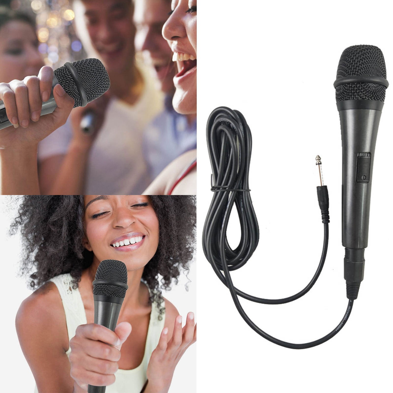 HMPEAIIY Wired Microphone Moving Coil Microphone Outdoor Microphone
