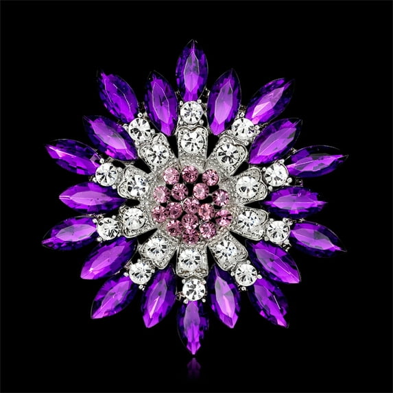 HMPEAIIY Wooden Sweater Pin Clothes Clip Brooch Rhinestone Button Sweater Clips for Cardigans Decorative Pin Brooch for Men Suit Sweater Clasp Women's Brooches & Sweater Shawl Clips Rhinestones