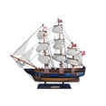thumbnail image 1 of HMS Endeavour 20" - Wood Ship - Model Tall Ship - HMS Endeavour Model Ship, 1 of 2