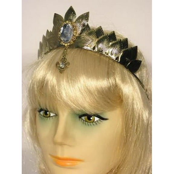 HMS Oz Witch Metal Costume Crown Adult: Gold-One Size