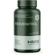 "HMS" Resveratrol 1400mg 120 Capsules High Potency Trans-Resveratrol with Powerful Antioxidents Acai Grapeseed Green Tea Supports